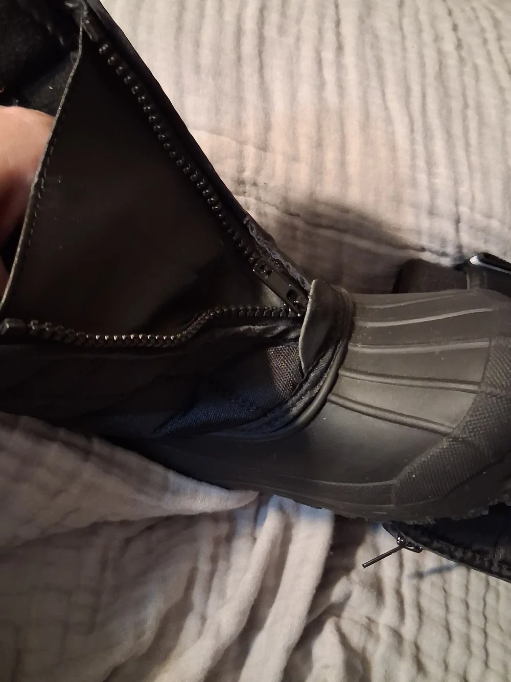 NEW KSTAR KIDS INSULATED ZIP UP SNOW BOOTS SIZE 1 UNISEX